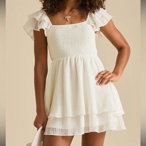 Altered State Elegant White Layered Dress